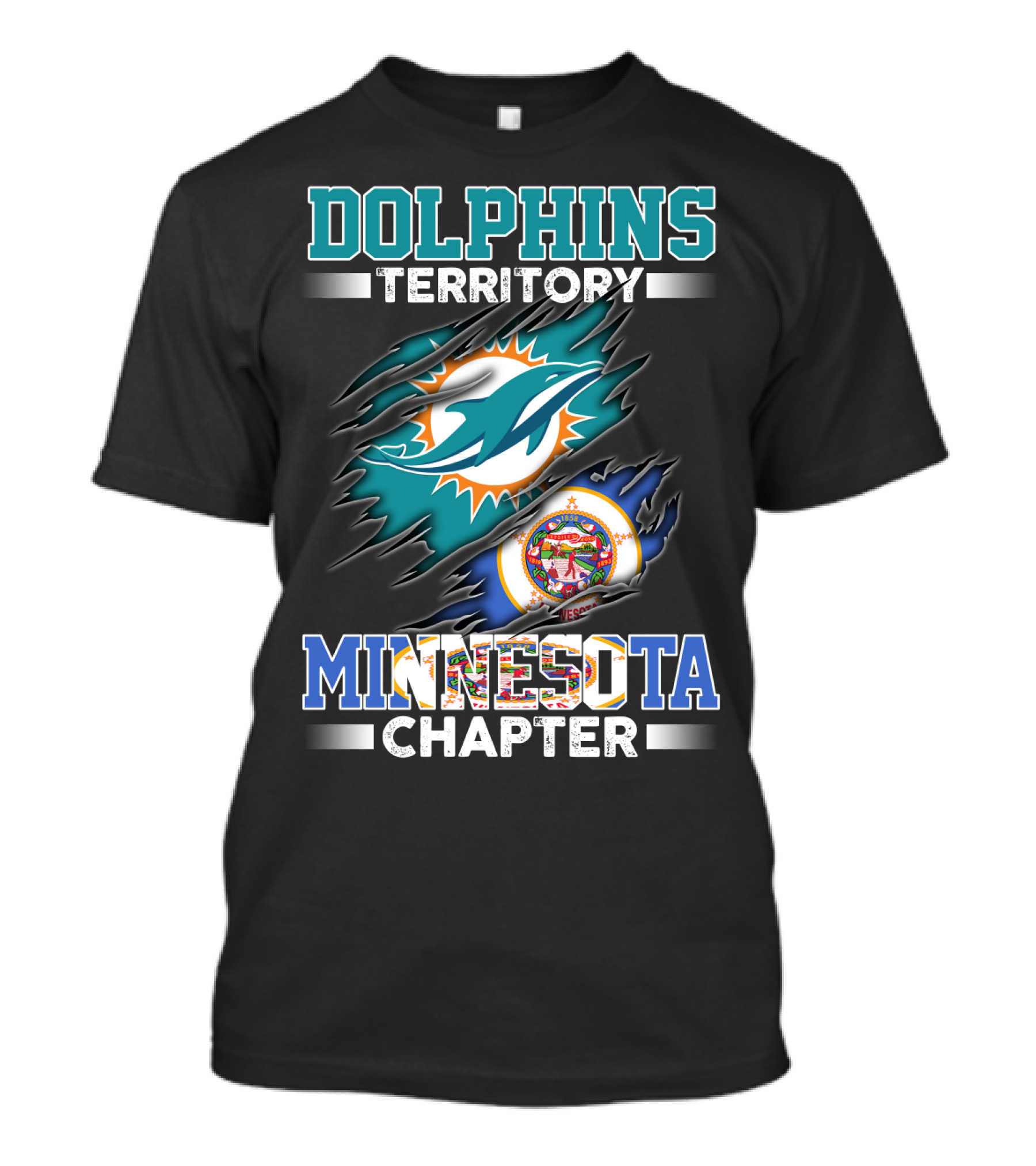 DOLPHINS TERRITORY MINNESOTA CHAPTER T-Shirt