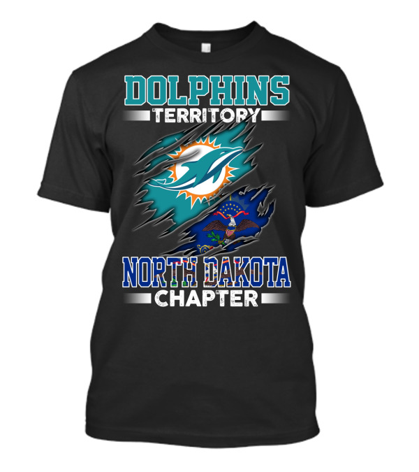 Dolphins Territory North Dakota Chapter T-Shirt