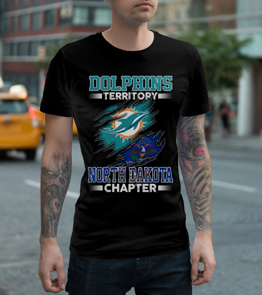 Dolphins Territory North Dakota Chapter T-Shirt