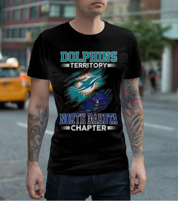 Dolphins Territory North Dakota Chapter T-Shirt