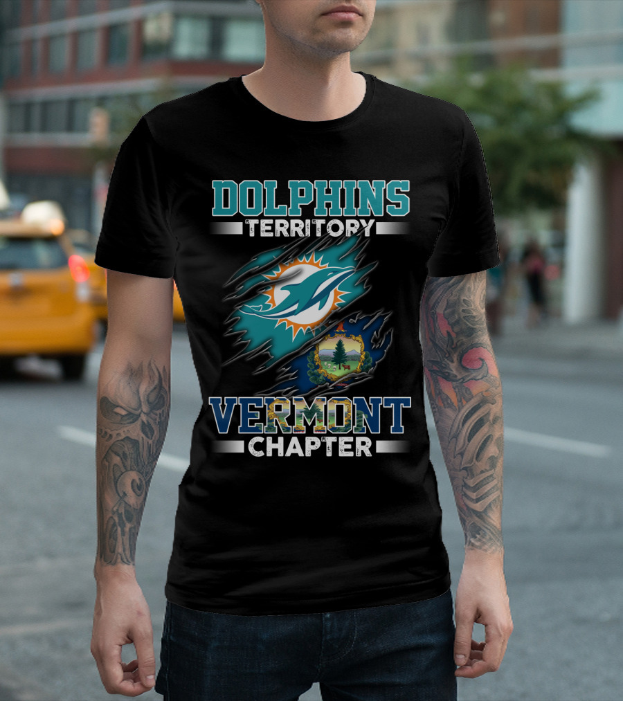 DOLPHINS TERRITORY VERMONT CHAPTER T-Shirt