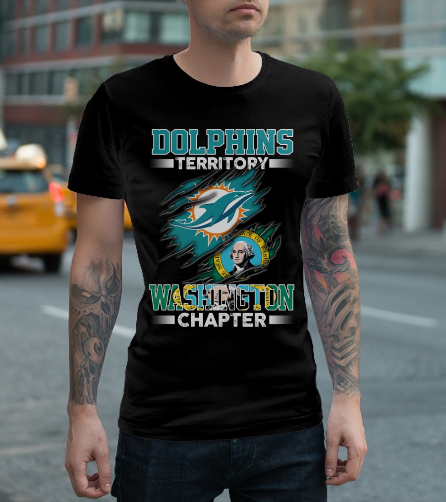 DOLPHINS TERRITORY WASHINGTON CHAPTER T-Shirt
