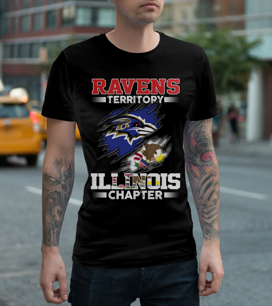 RAVENS TERRITORY ILLINOIS CHAPTER T-Shirt