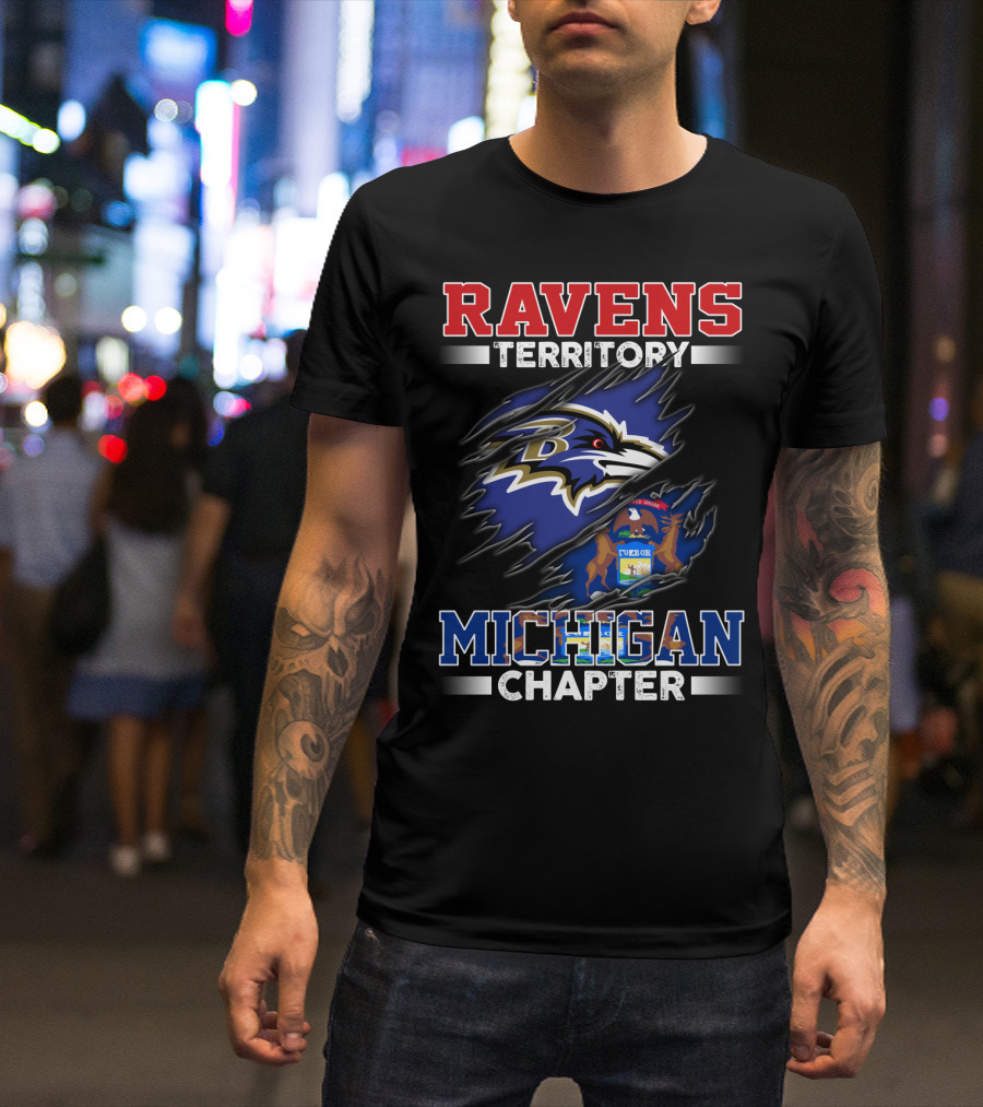 Ravens Territory Michigan Chapter T-Shirt