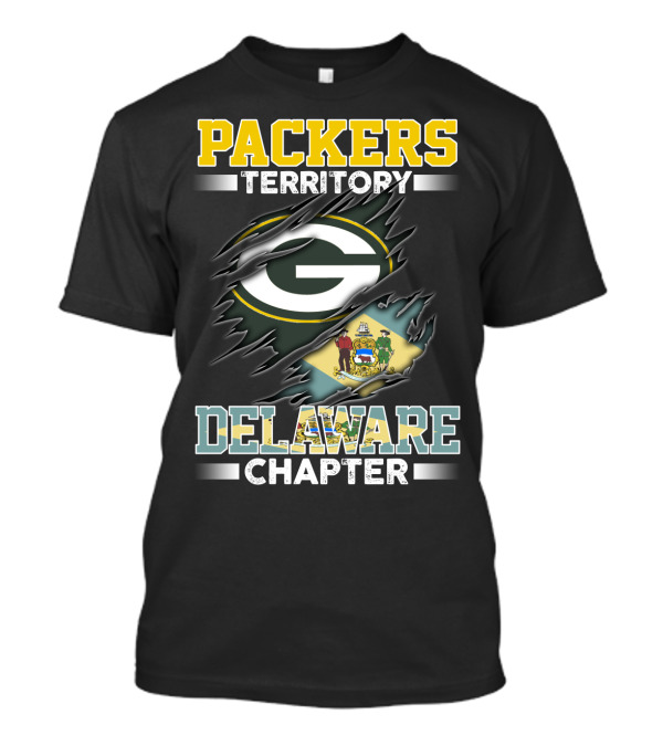 PACKERS TERRITORY G LOGO DELAWARE CHAPTER FLAG T-Shirt