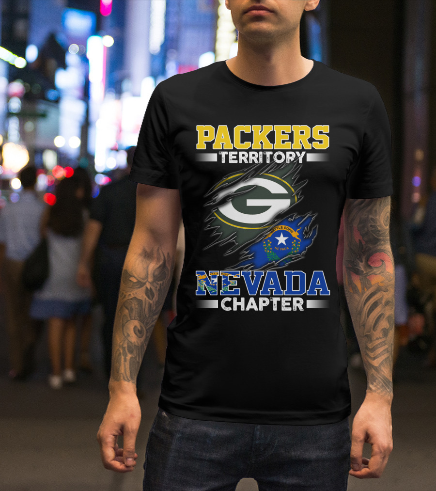 PACKERS TERRITORY NEVADA CHAPTER BATTLE BORN T-Shirt