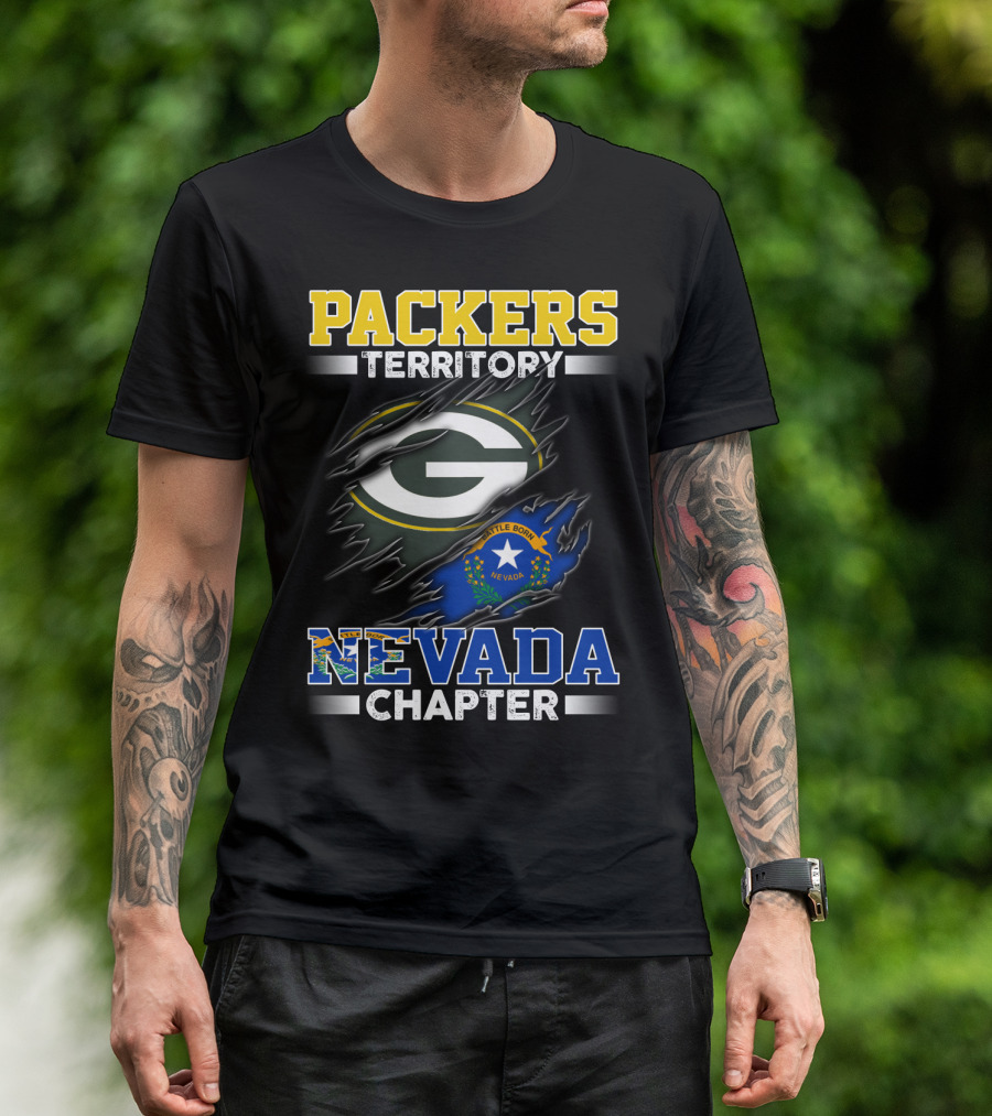 PACKERS TERRITORY NEVADA CHAPTER BATTLE BORN T-Shirt