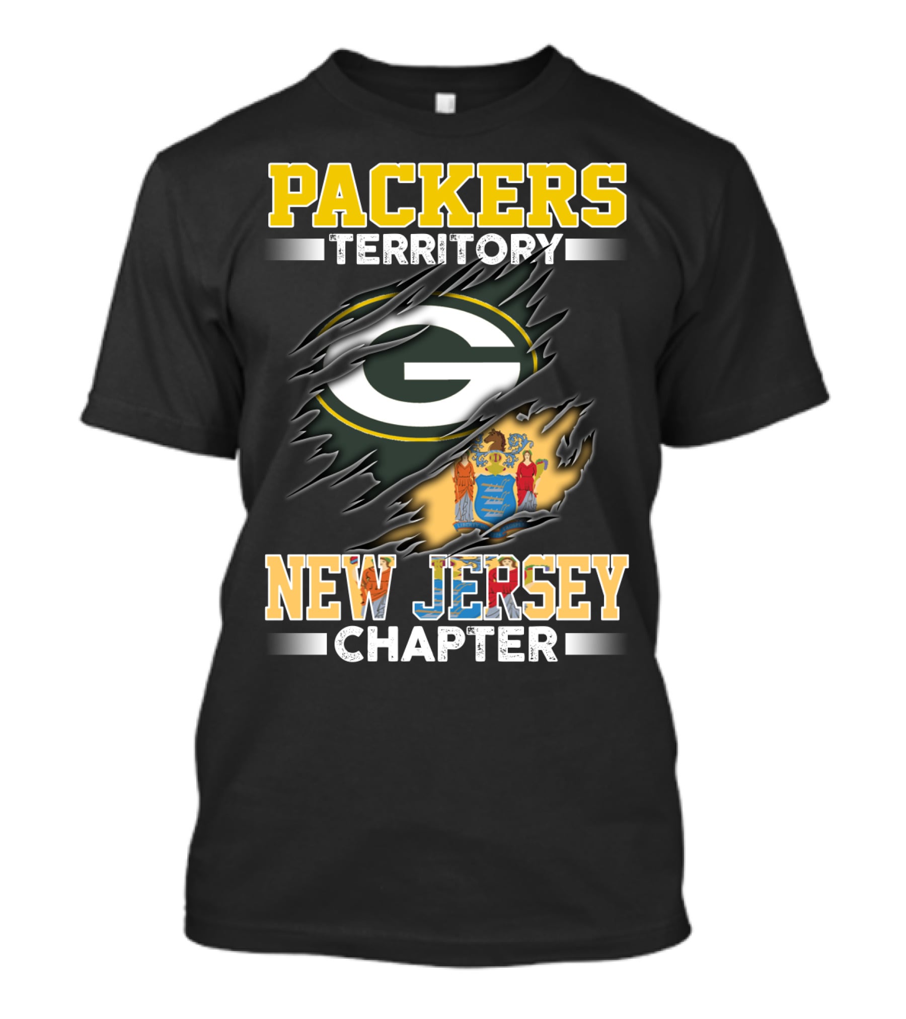 PACKERS TERRITORY NEW JERSEY CHAPTER T-Shirt