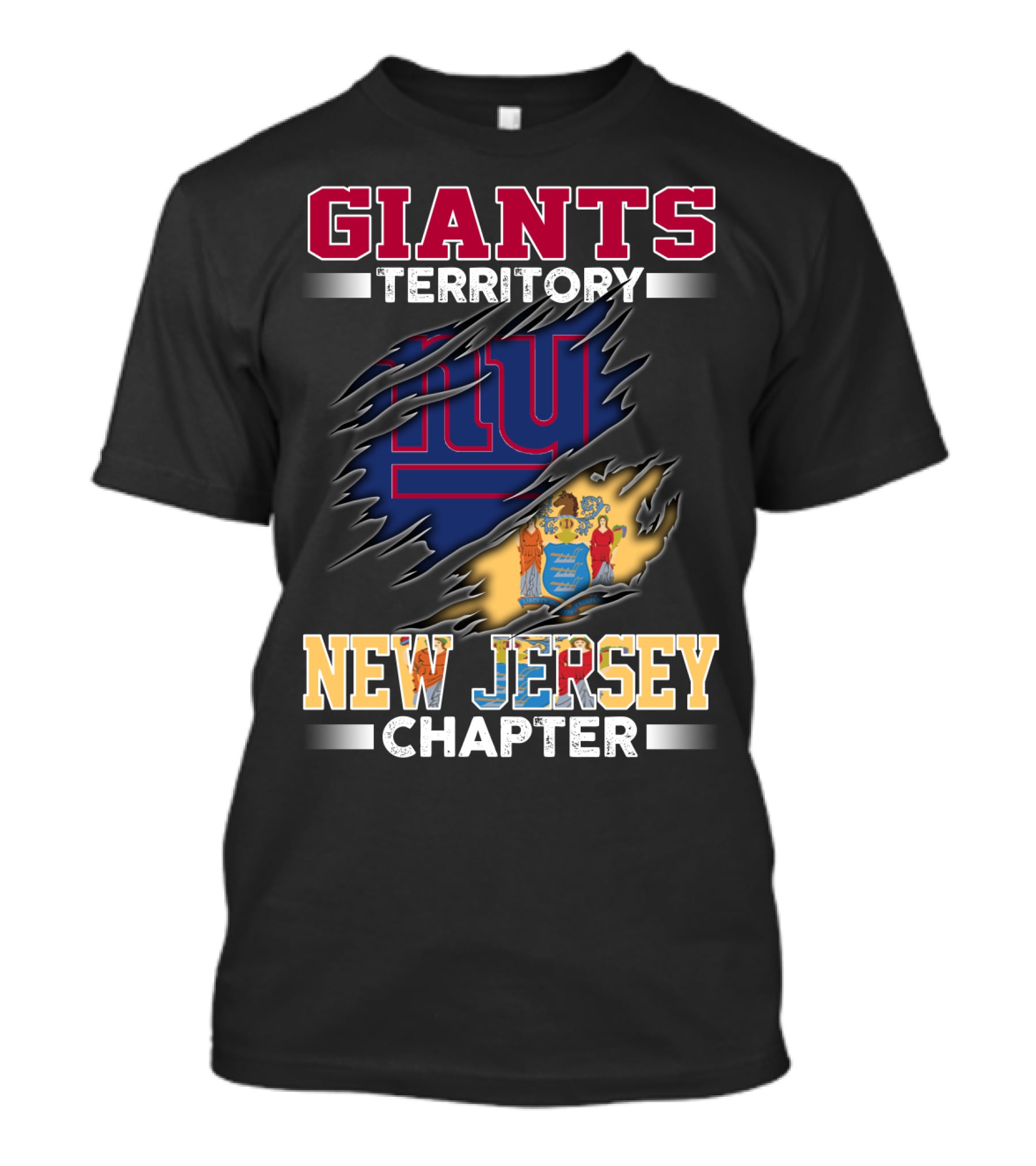 GIANTS TERRITORY NEW JERSEY CHAPTER T-Shirt