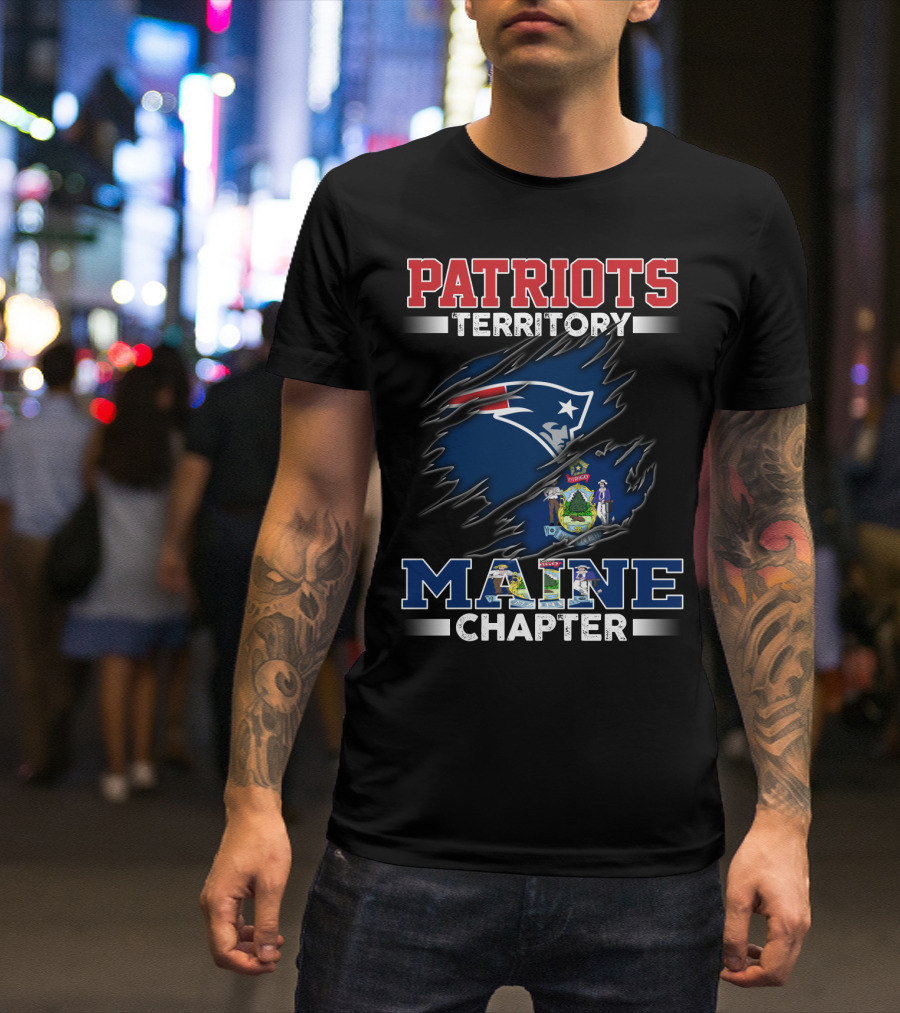 PATRIOTS TERRITORY MAINE CHAPTER Logo Maine T-Shirt