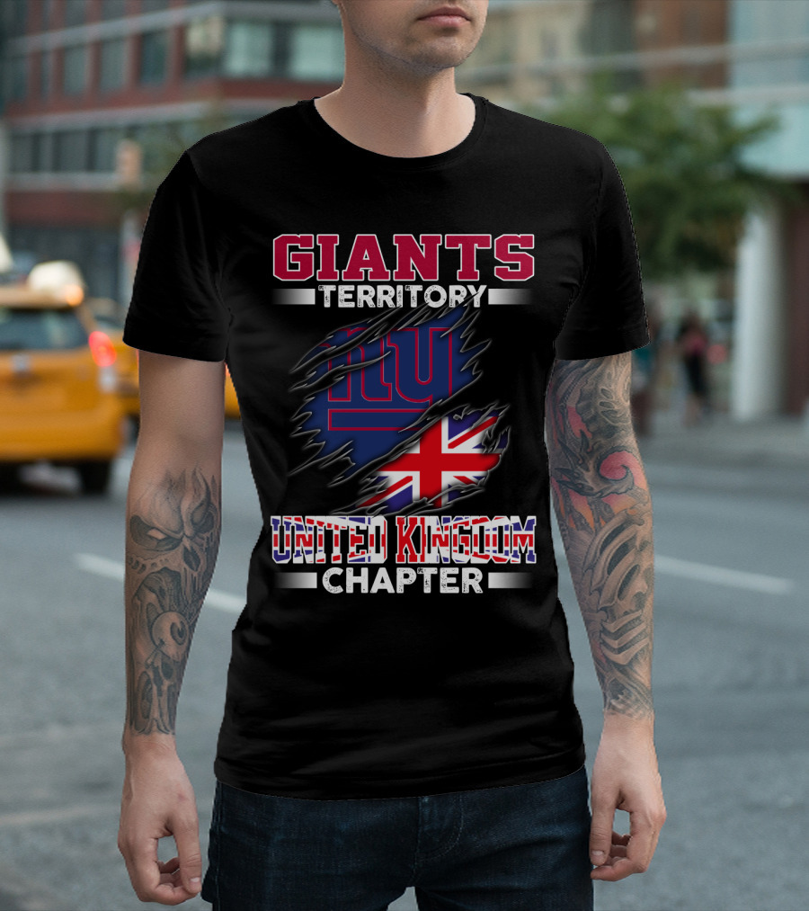 GIANTS Territory NY Logo United Kingdom Chapter T-Shirt