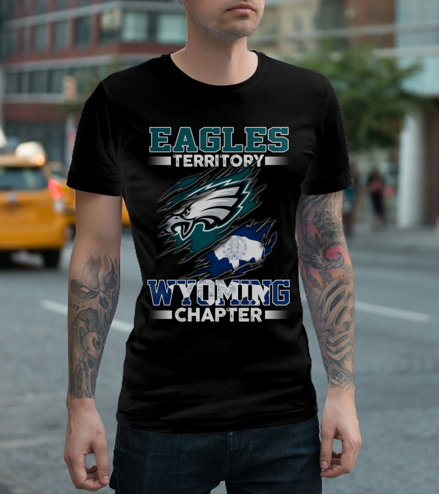 Eagles Territory Wyoming Chapter Philadelphia Eagles Fan Club T-Shirt