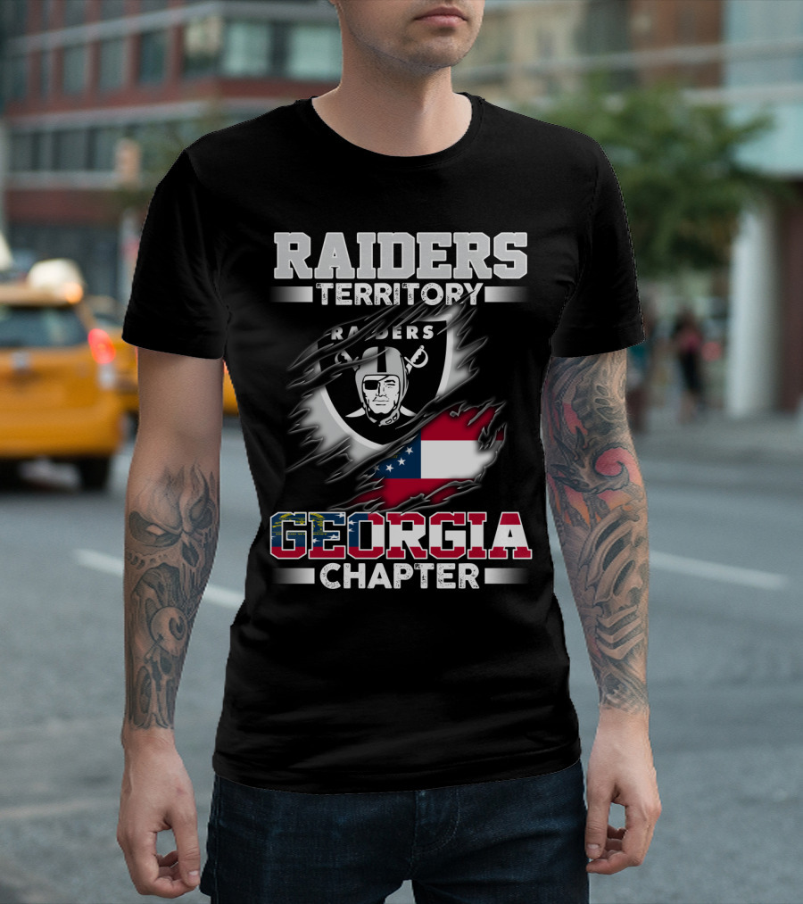 Raiders Territory Georgia Chapter Flag T-Shirt