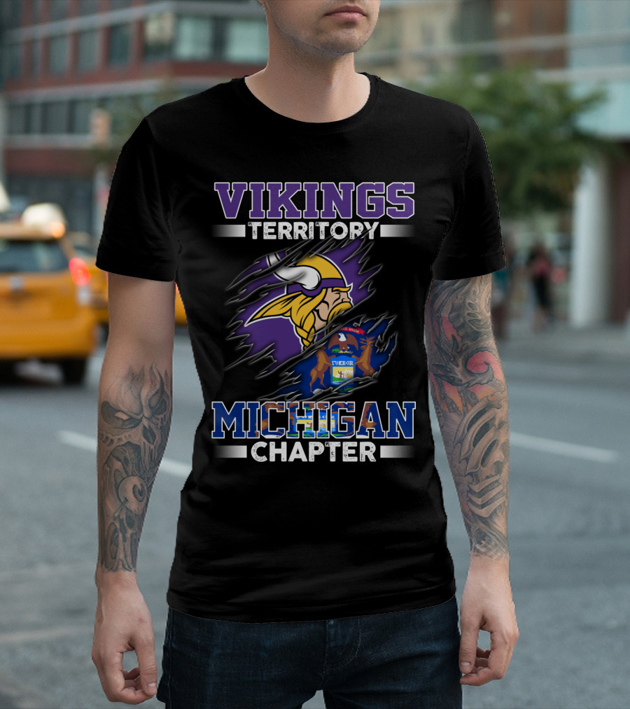 Vikings Territory Michigan Chapter T-Shirt