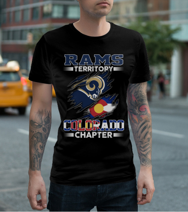 Rams Territory Colorado Chapter Flag T-Shirt