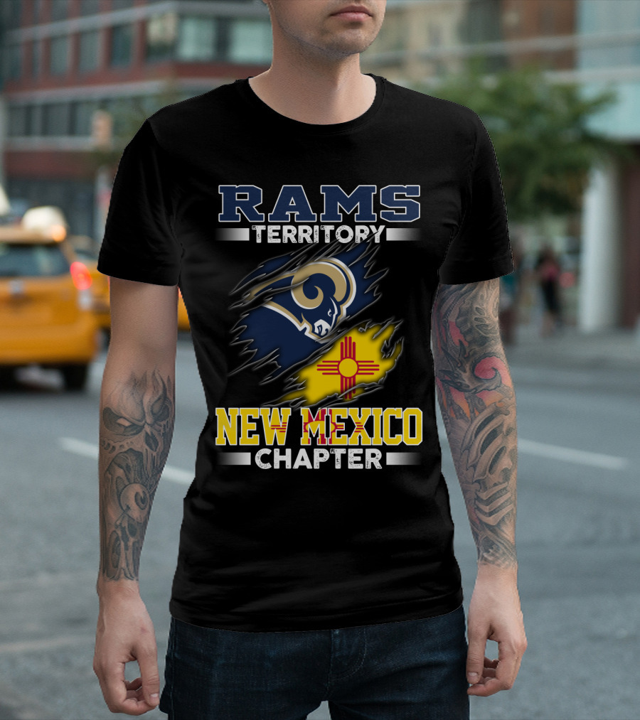 Rams Territory New Mexico Chapter Zia Symbol T-Shirt