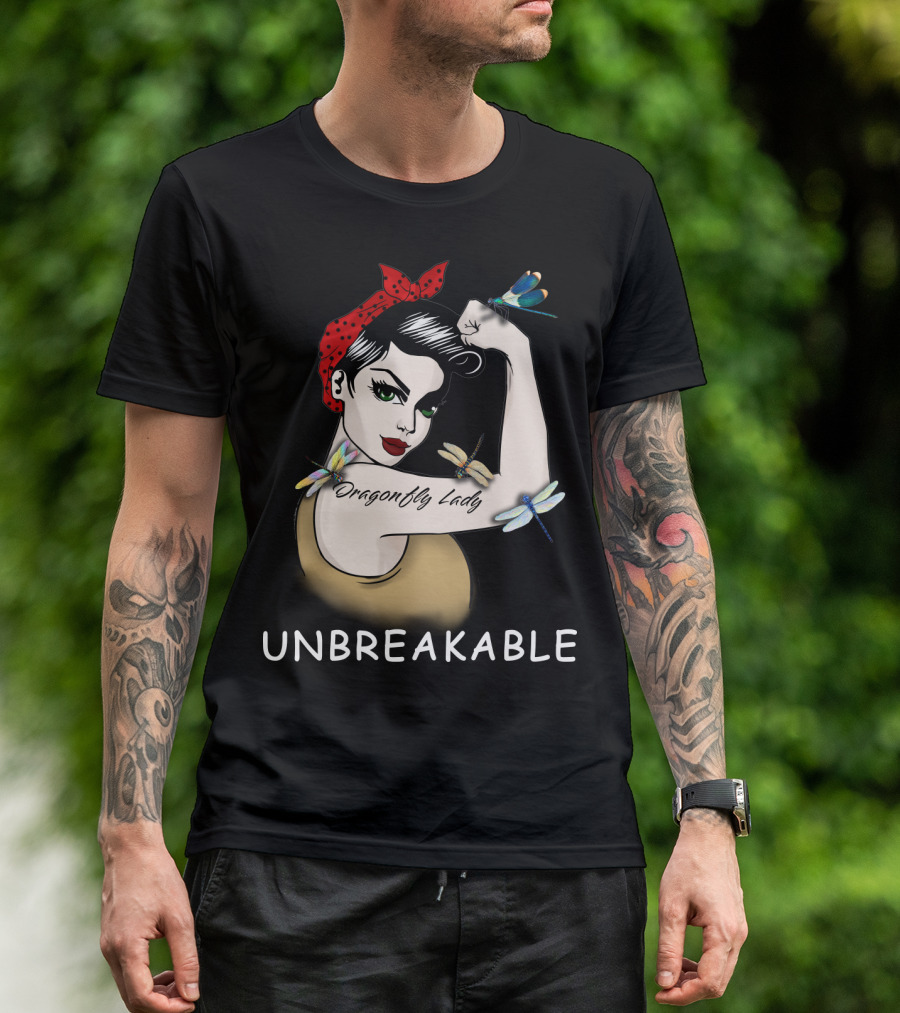 Dragonfly Lady Unbreakable T-Shirt