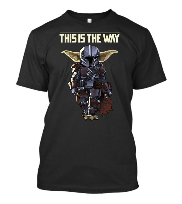 This Is The Way Mandalorian Baby Yoda Crossover T-Shirt