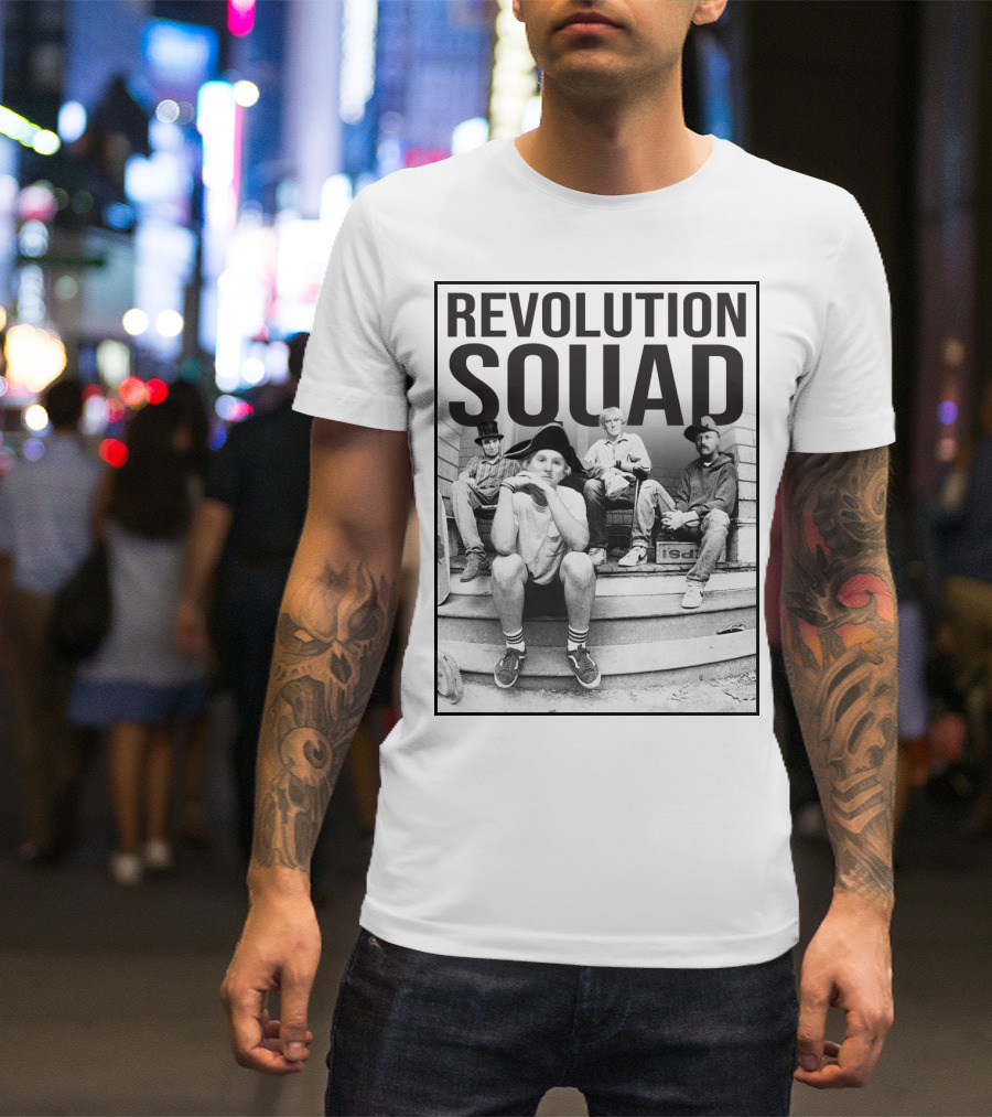 Revolution Squad Colonial Hat Group T-Shirt