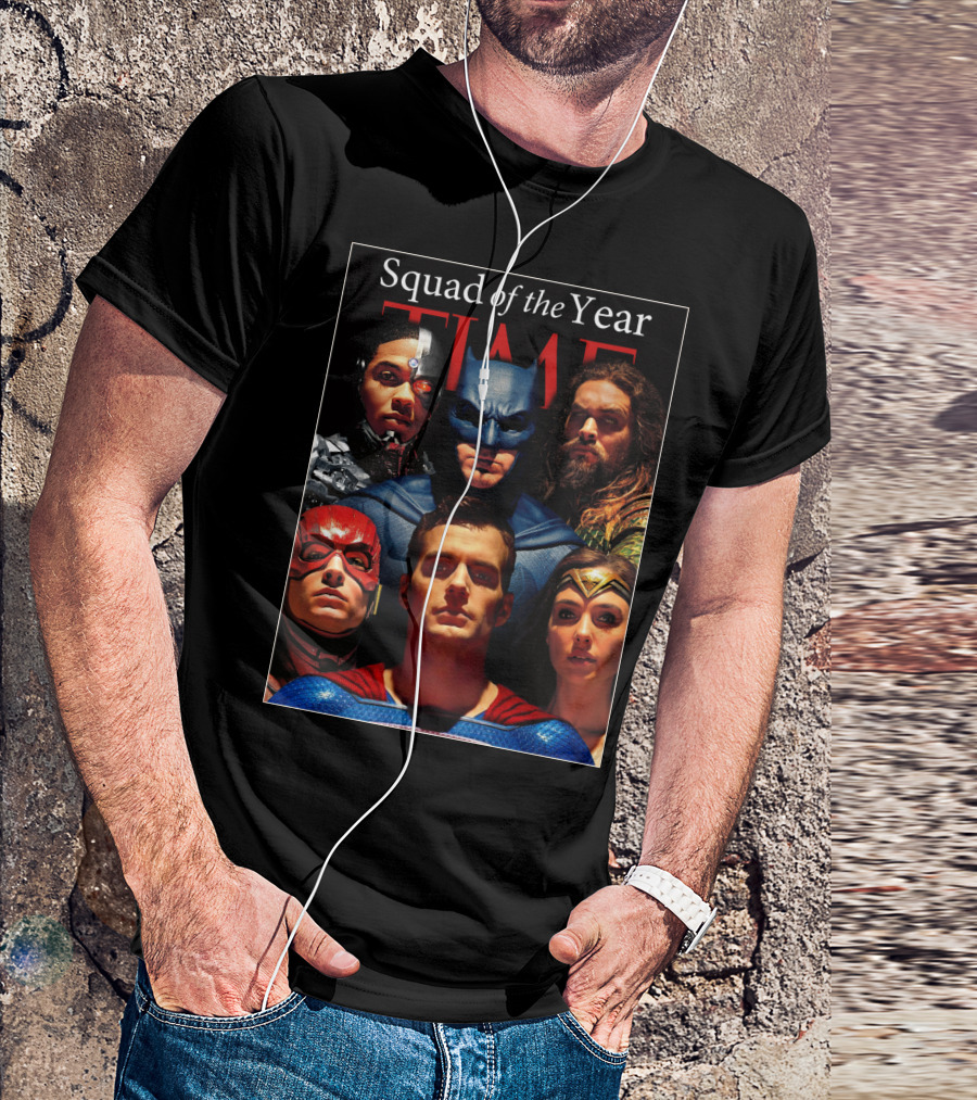 Squad Of The Year TIME Justice League Heroes T-Shirt