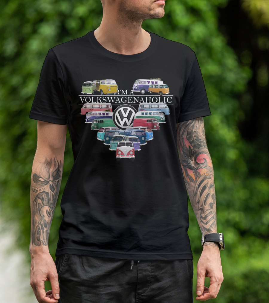 I'M A VOLKSWAGENAHOLIC Volkswagen Vans Collection T-Shirt