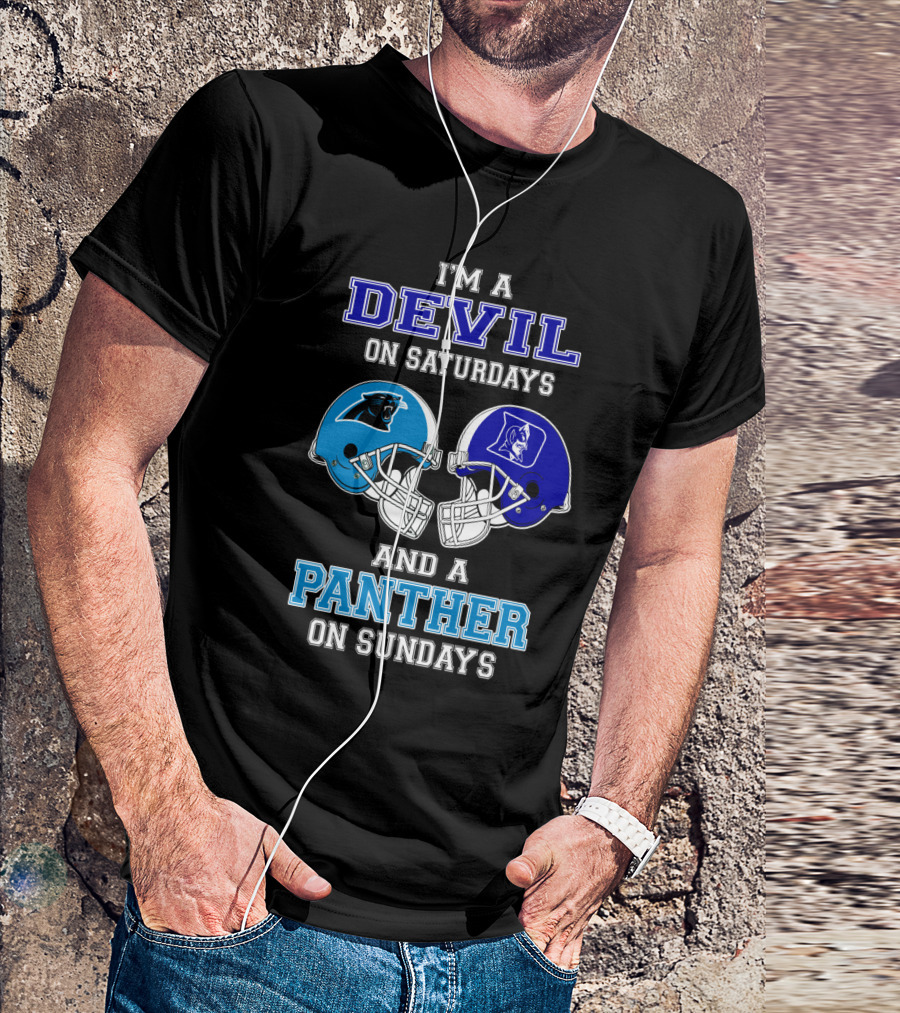 I'm A Devil On Saturdays And A Panther On Sundays T-Shirt