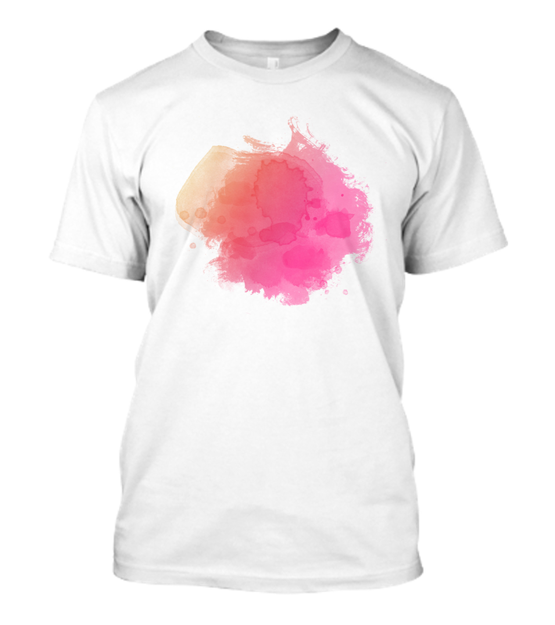 Pink Blush Color Splash T-Shirt