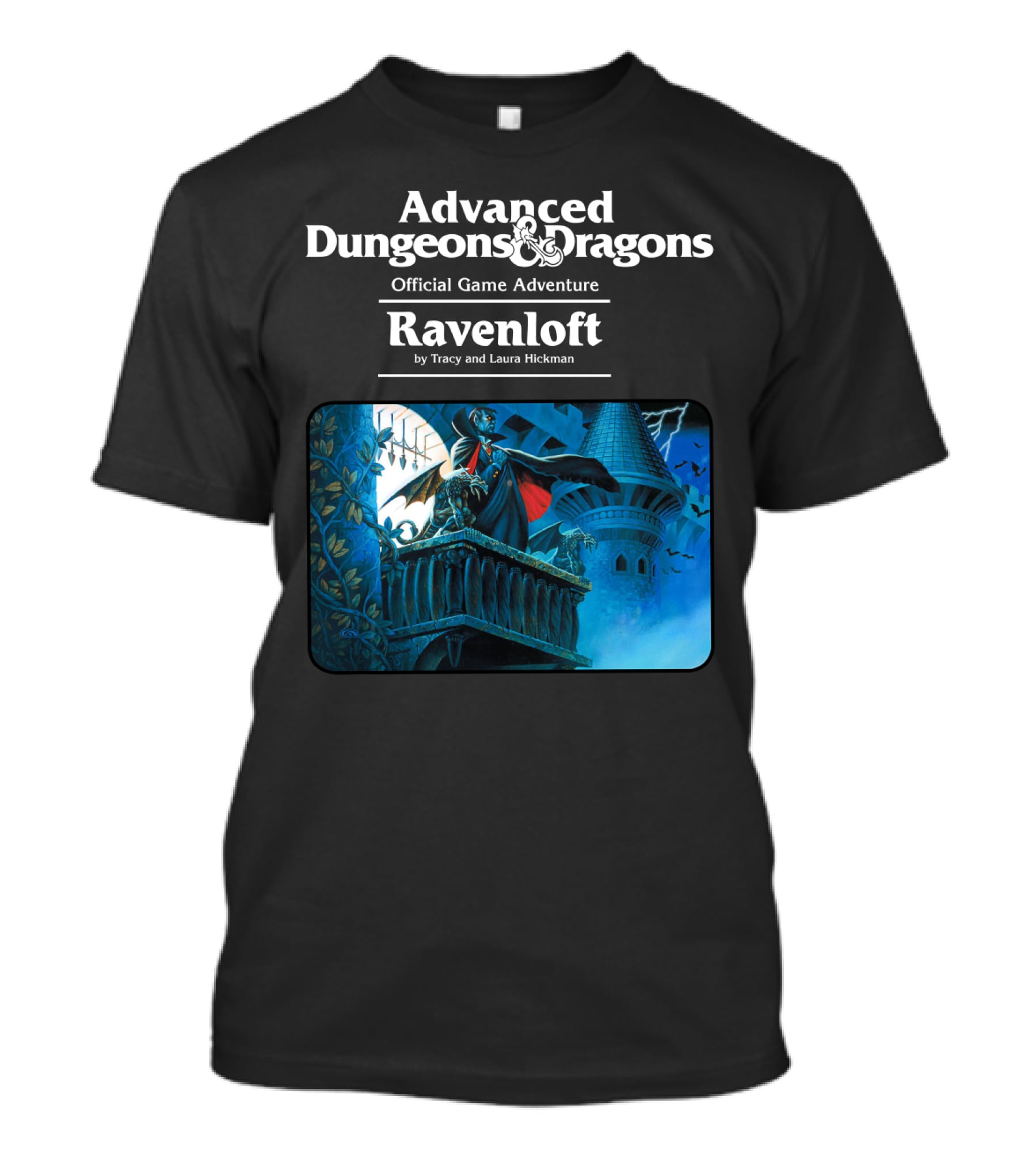 Advanced Dungeons And Dragons Official Game Adventure Ravenloft By Tracy And Laura Hickman T-Shirt