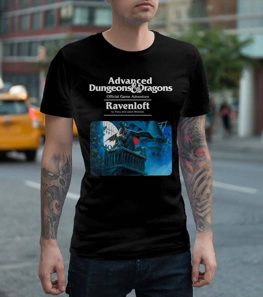 Advanced Dungeons and Dragons Official Game Adventure Ravenloft by Tracy and Laura Hickman T-Shirt