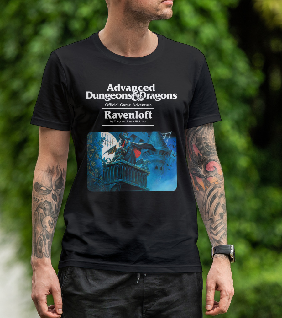 Advanced Dungeons And Dragons Official Game Adventure Ravenloft By Tracy And Laura Hickman T-Shirt