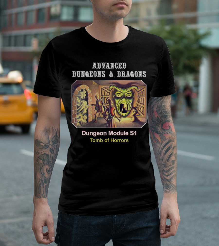 Advanced Dungeons and Dragons Dungeon Module S1 Tomb of Horrors T-Shirt
