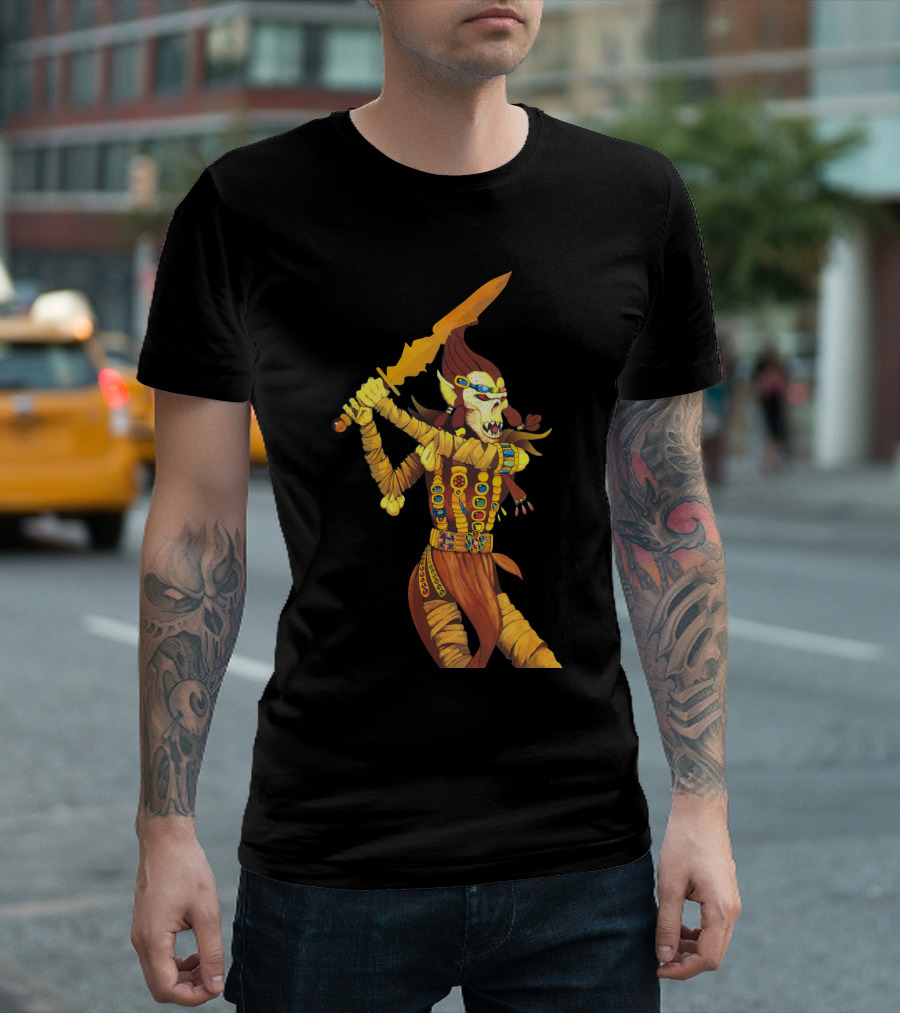 Fiend Folio Sword-Wielding Creature Fantasy T-Shirt