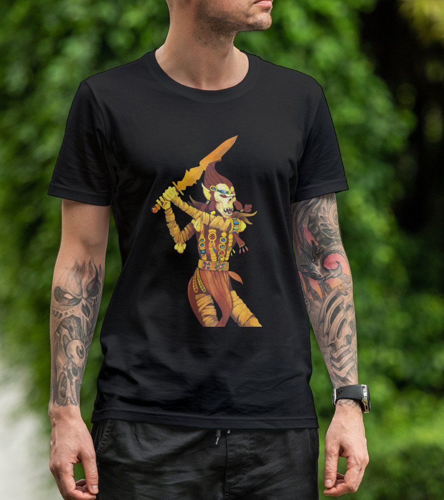 Fiend Folio Sword-Wielding Creature Fantasy T-Shirt