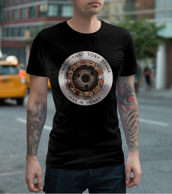 Proof That Tony Stark Has A Heart Arc Reactor T-Shirt
