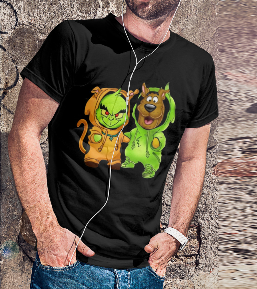Grinch Scooby Doo Costume Mashup Halloween Crossover T-Shirt