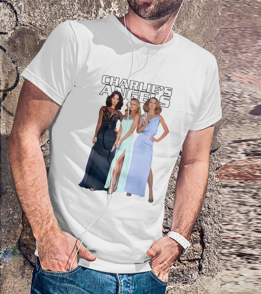 Charlie's Angels Classic Trio In Evening Gowns T-Shirt