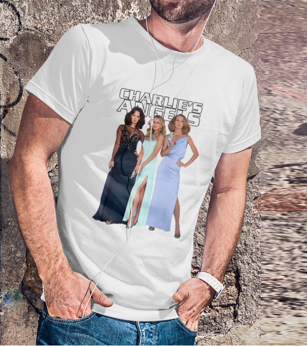 Charlie's Angels Classic Trio In Evening Gowns T-Shirt