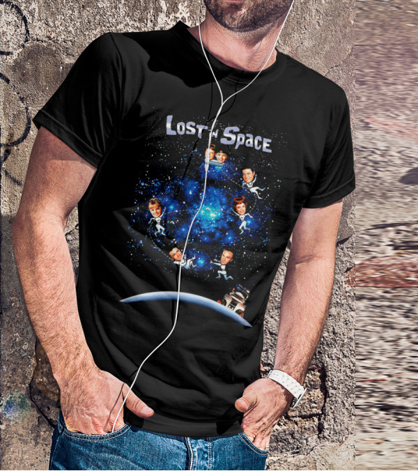 Lost In Space Family Floating Galaxy Adventure T-Shirt