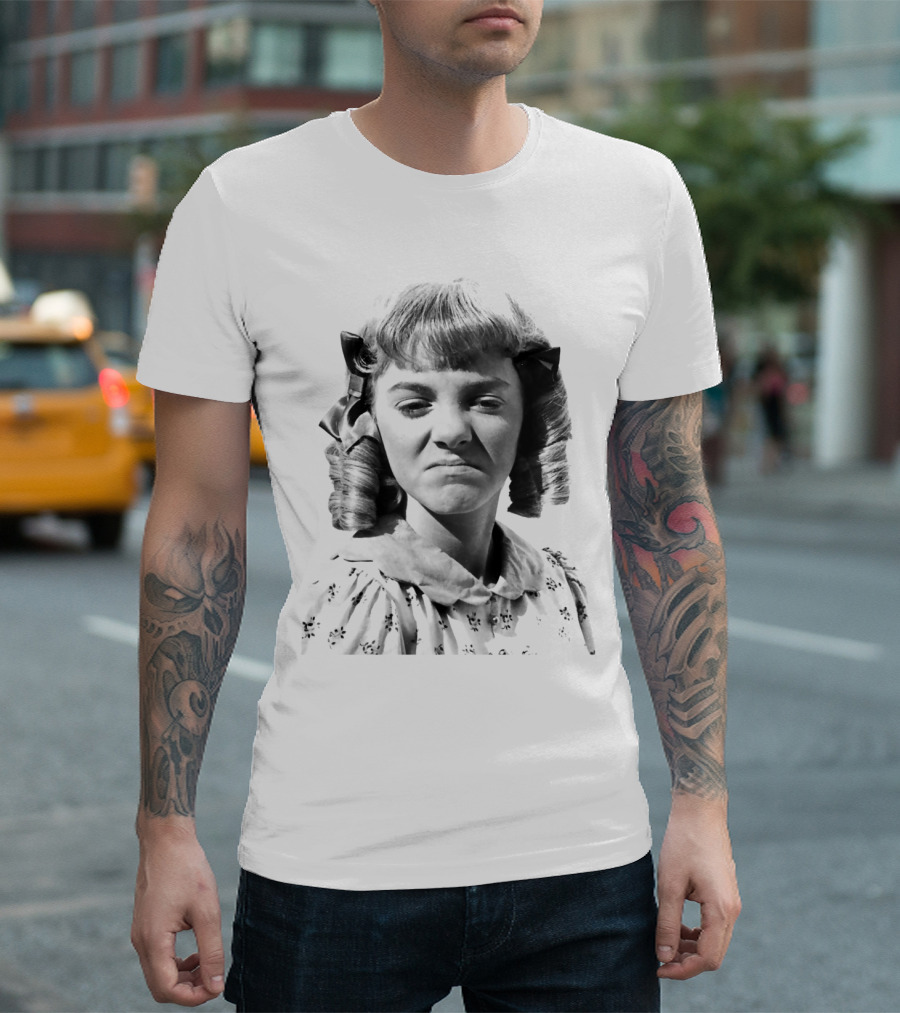 Alison Arngrim Little House On The Prairie Nellie Oleson Iconic Character Face T-Shirt