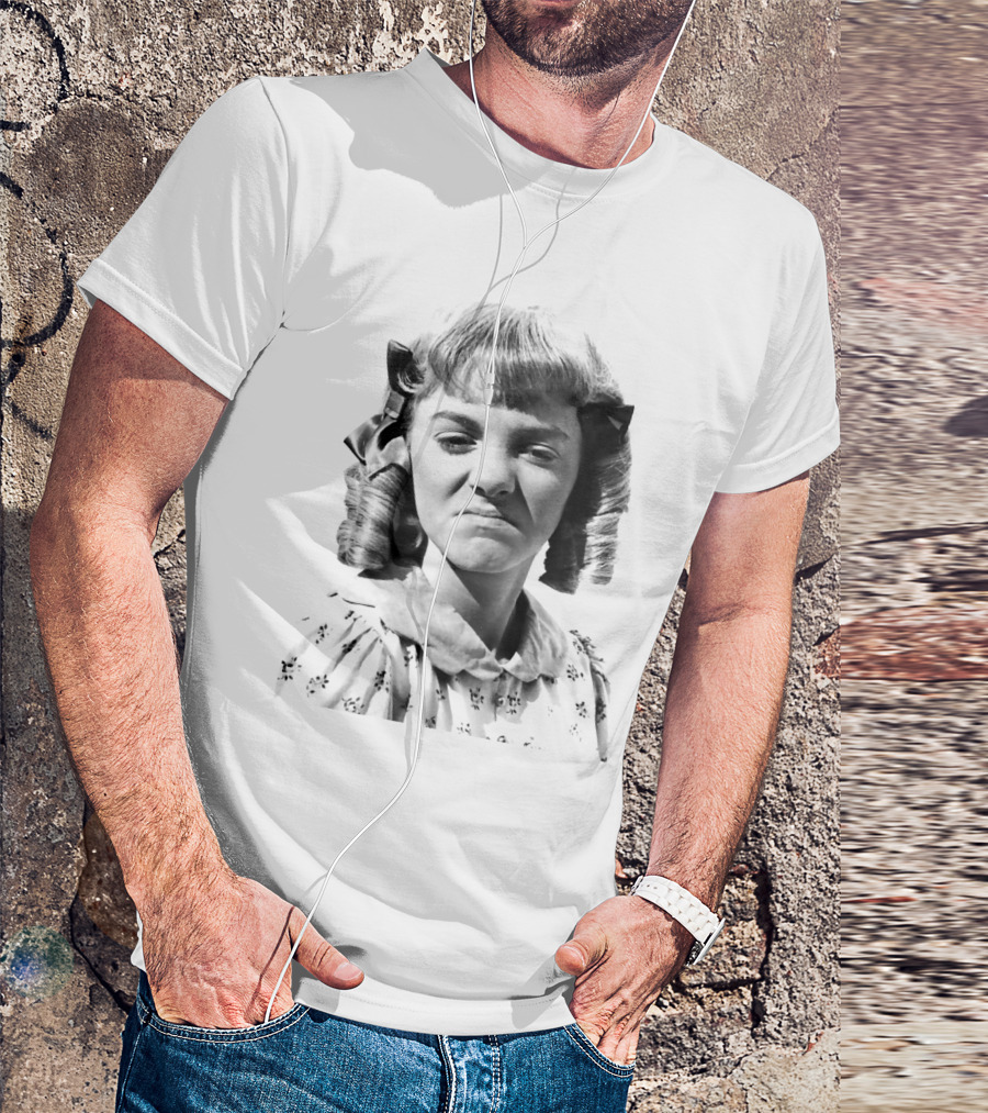 Alison Arngrim Little House On The Prairie Nellie Oleson Iconic Character Face T-Shirt