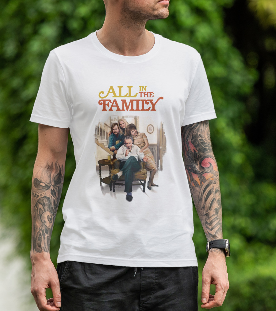 All In The Family Classic TV Sitcom Cast T-Shirt