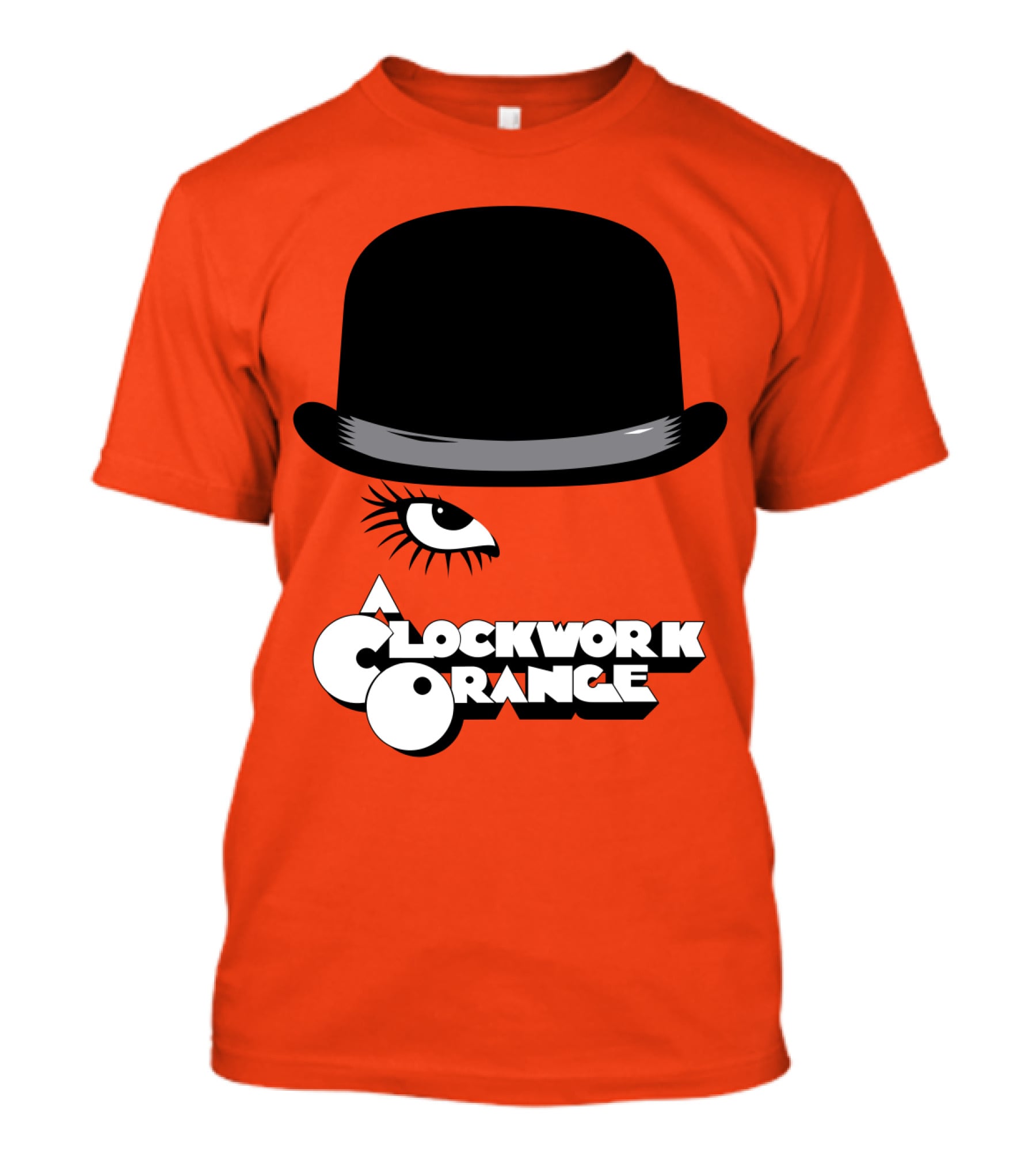 A Clockwork Orange Bowler Hat And Eyelash T-Shirt