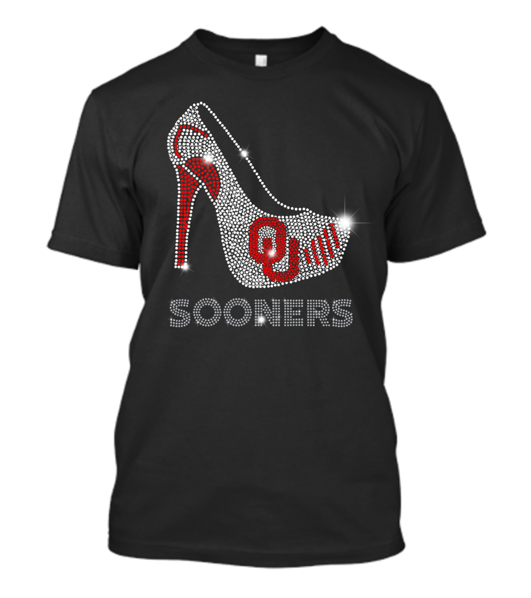 Oklahoma Sooners OU High Heel Sparkle T-Shirt
