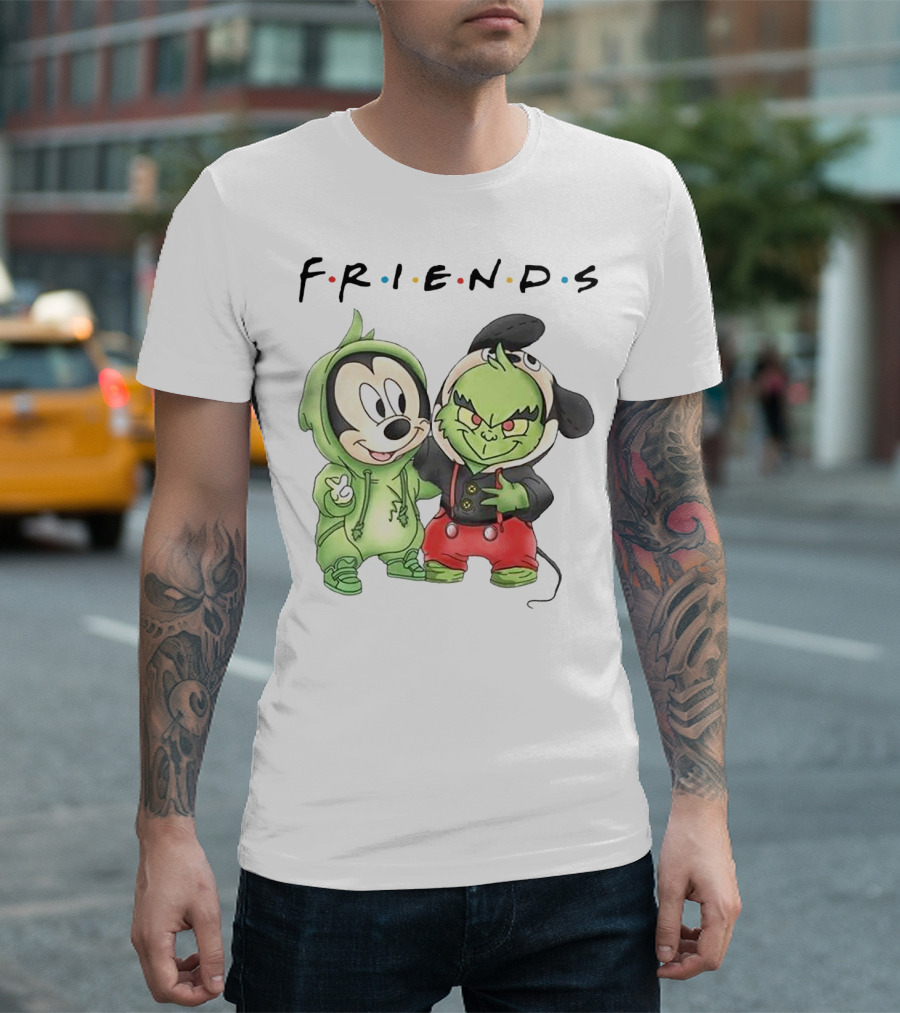 Friends Grinch Mickey Mashup T-Shirt