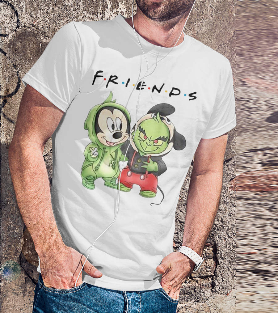 Friends Grinch Mickey Mashup T-Shirt