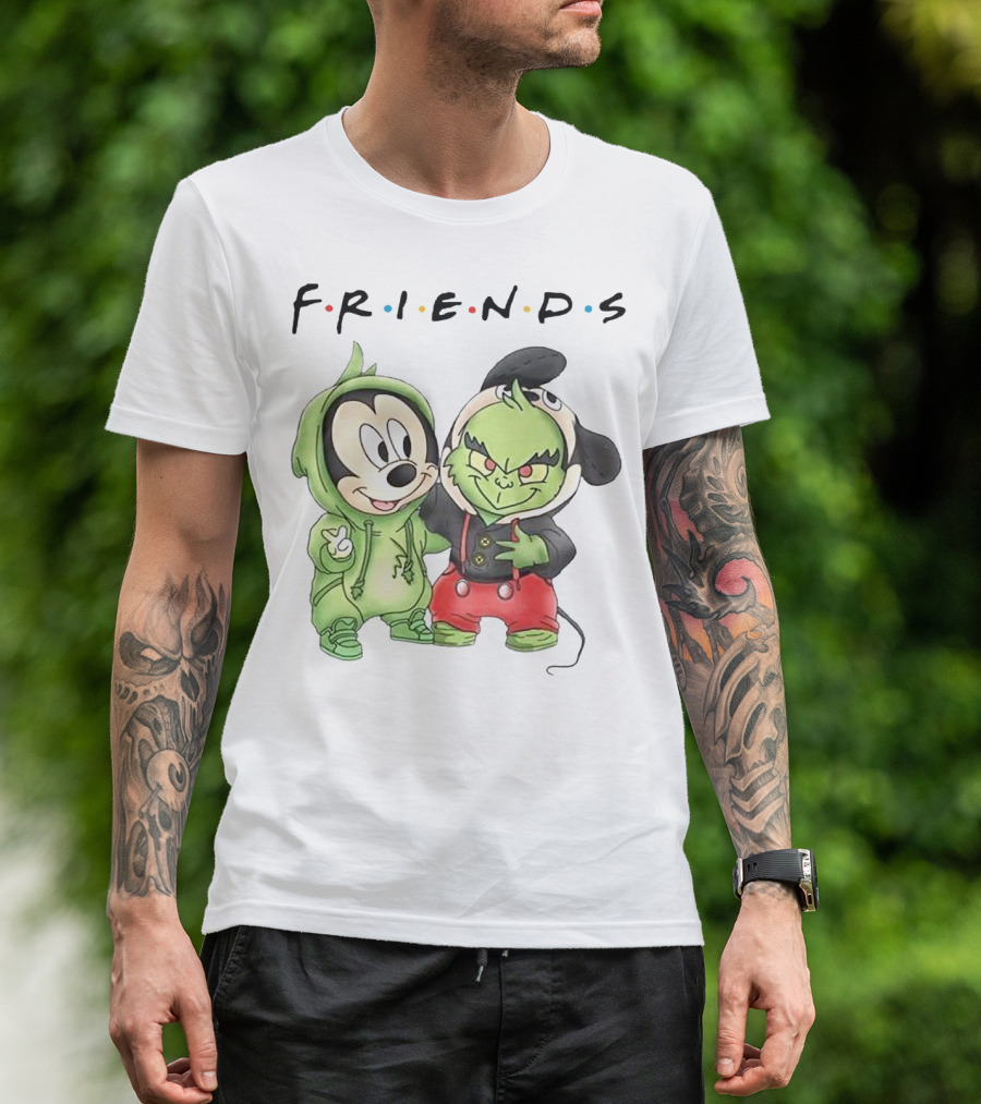 Friends Grinch Mickey Mashup T-Shirt