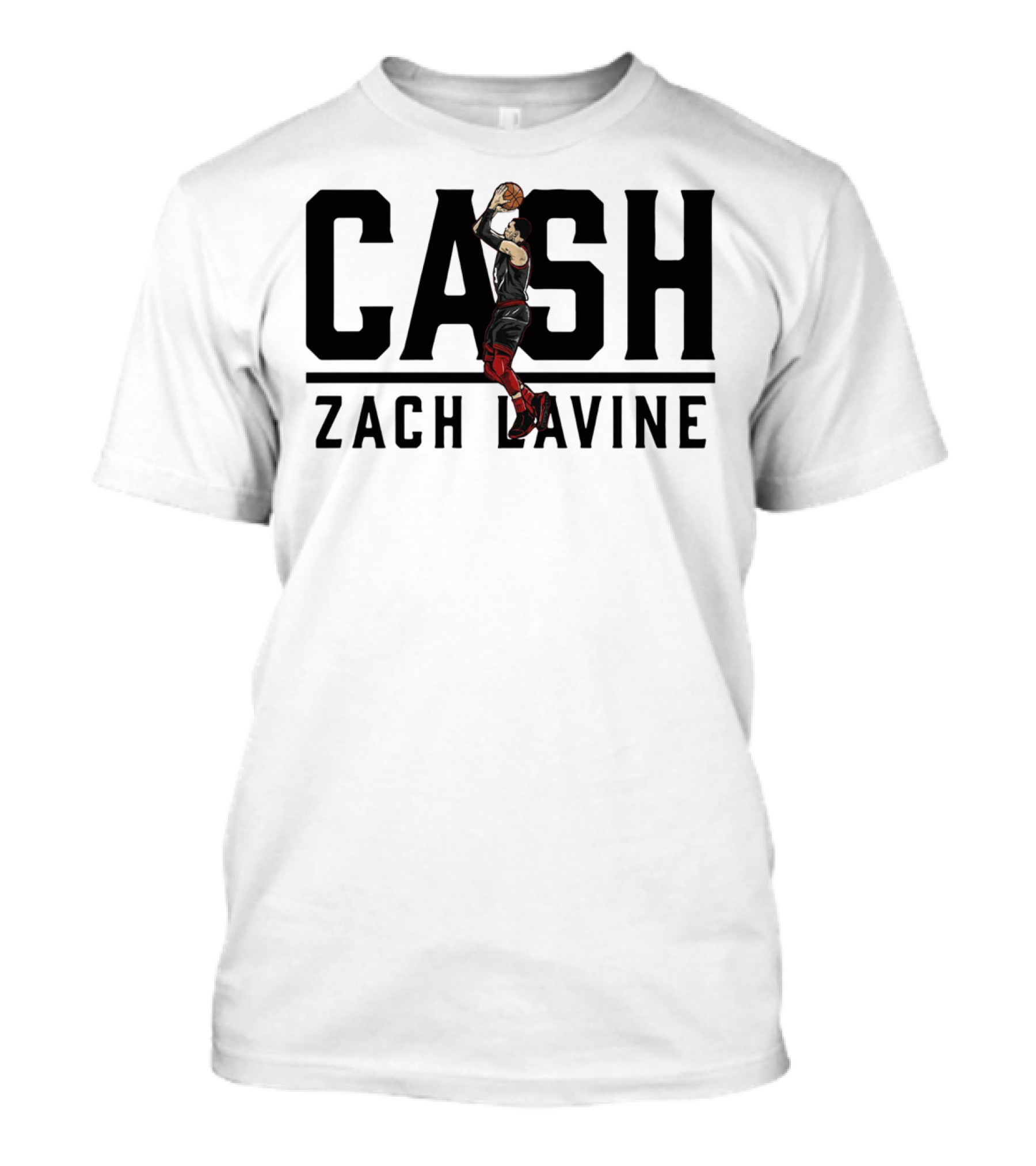 Cash Zach Lavine Chicago Basketball Jumper T-Shirt