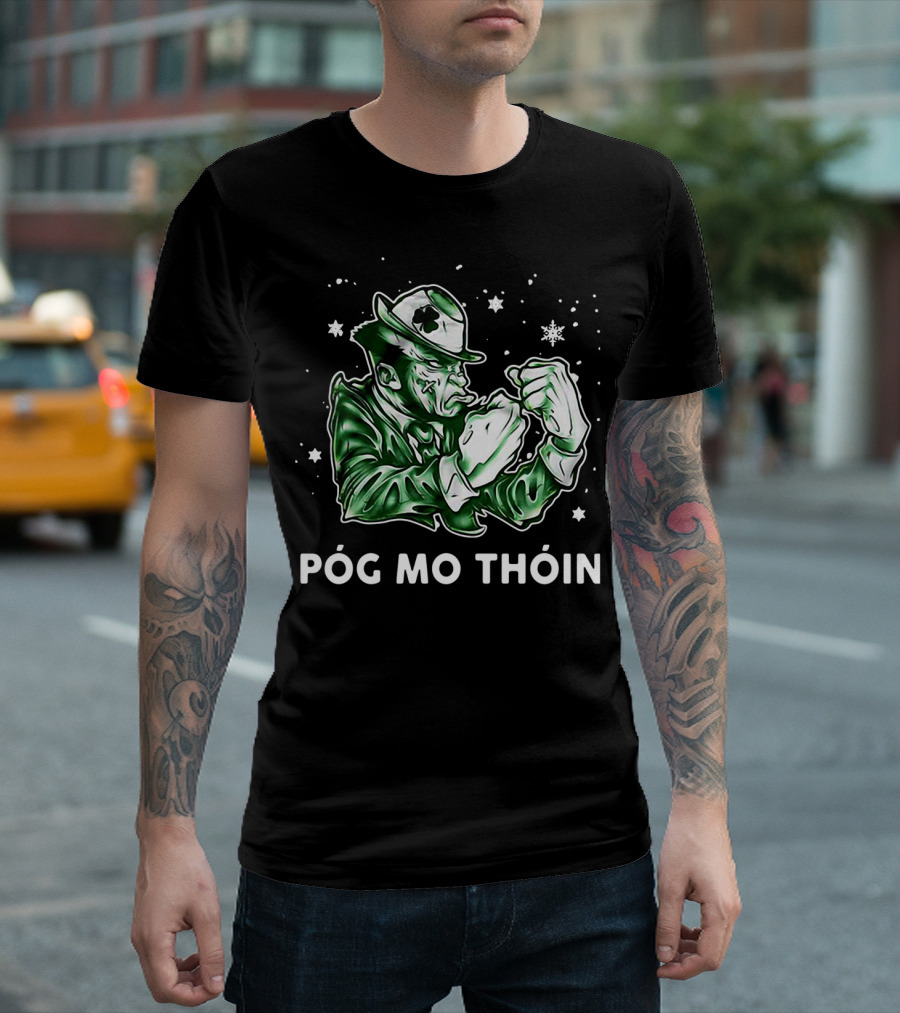 An Ordinary Man Póg Mo Thóin Fighting Irishman T-Shirt