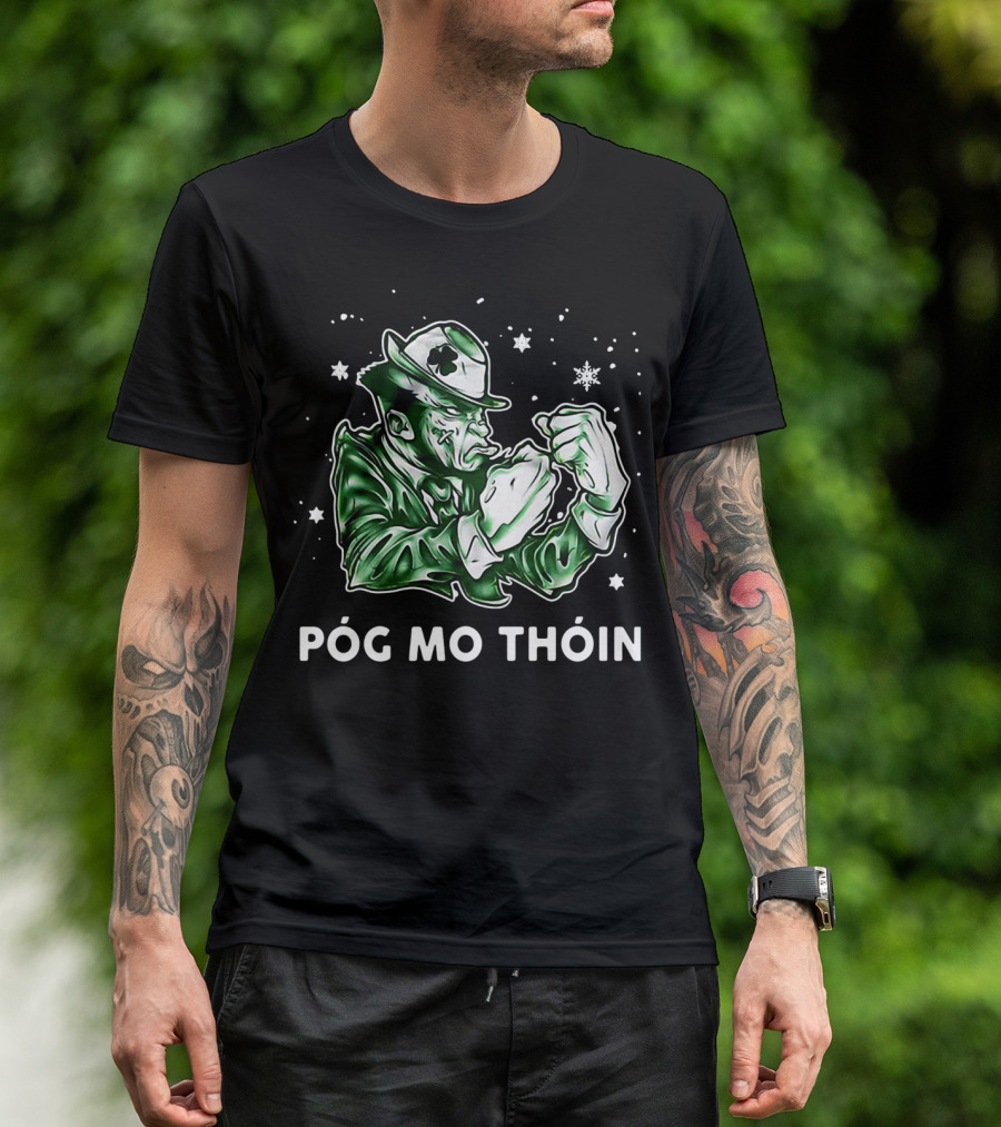 An Ordinary Man Póg Mo Thóin Fighting Irishman T-Shirt
