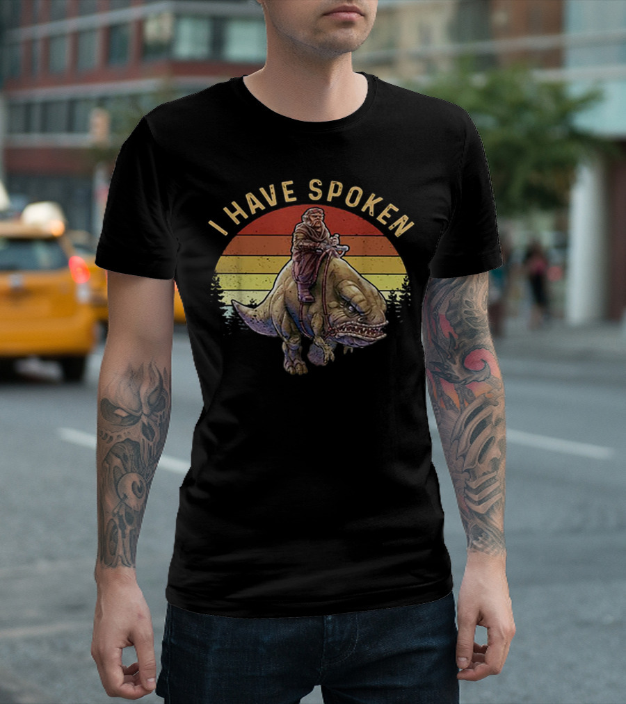 Kuill The Mandalorian I Have Spoken Retro Sunset T-Shirt